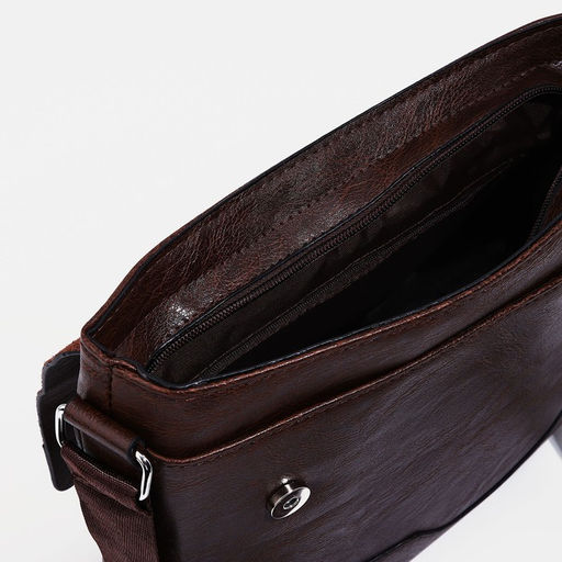 Сумка мужская, цвет коричневый - Simaland фото 5