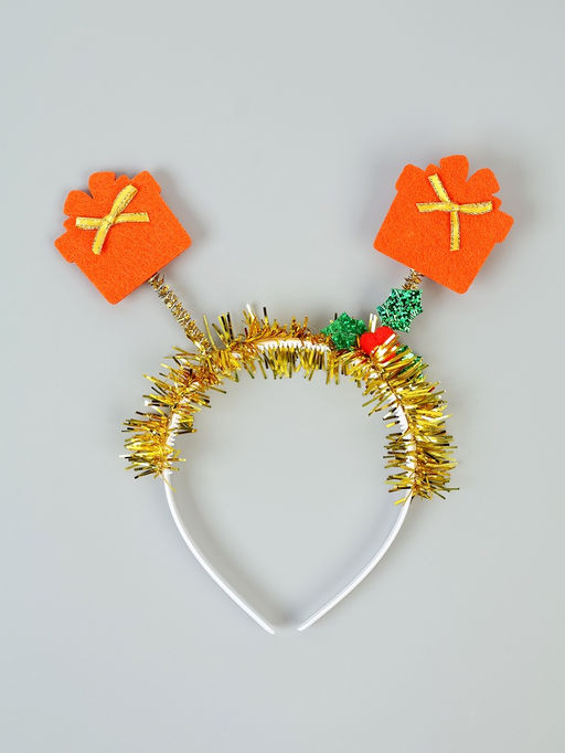 Карнавальный ободок новогодний Подарок
