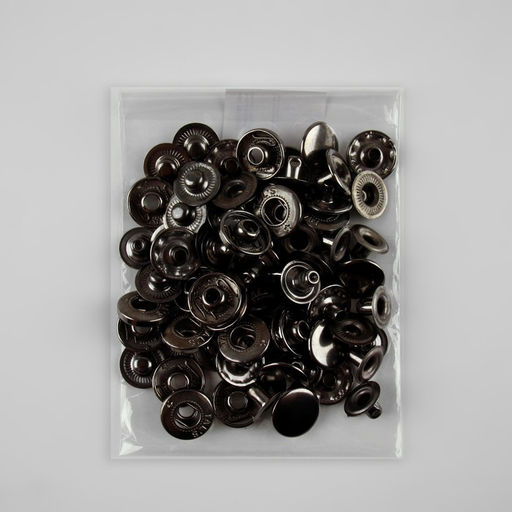 Цена за 20 шт. Кнопка установочная, Альфа, d = 15 мм, цвет чёрный никель - Simaland фото 4