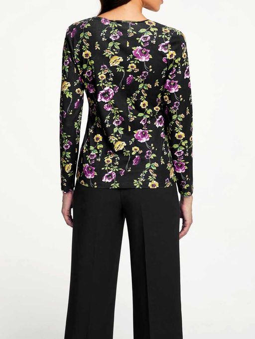 Блузка, черно-пестрая - Linea tesini фото 4