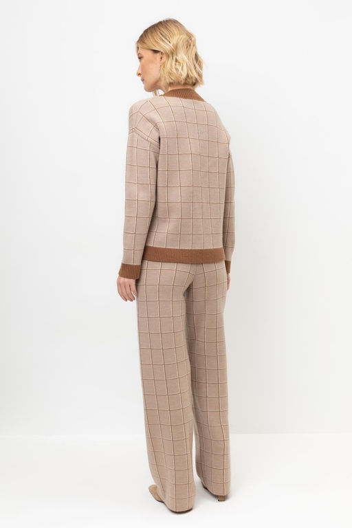 ЕВ 448/ш/бежевый брюки жен