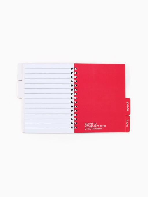 Цена за 2 шт. Блокнот с разделителями А6, 48 листов «Действуй»