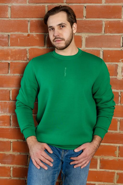 Футер 3-х нитка с НАЧЕСОМ утеплённая толстовка свитшот джемпер - Relay фото 6