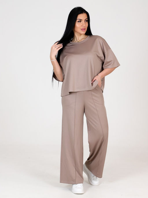 ЖК-1032 ЖЕНСКИЙ КОСТЮМ (Кофейный) - А-дина фото 2
