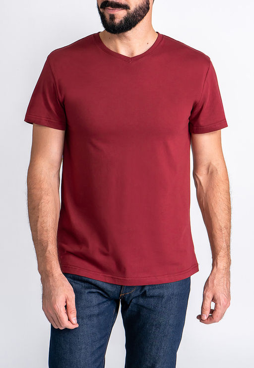 Футболка мужская короткий рукав GREG G146-RD-1061 (бордовый)