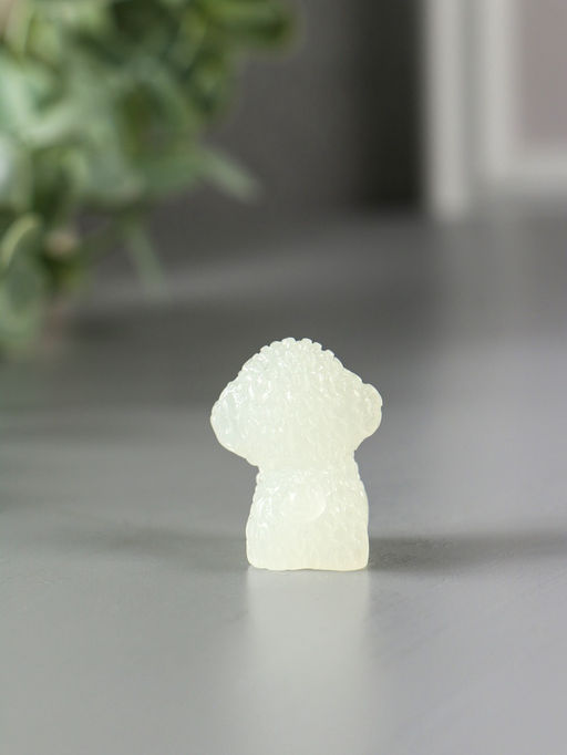 Цена за 2 шт. Набор фигурок полистоун флюоресцентный «Терьерчики», 4 шт., 2×2.7×3 см