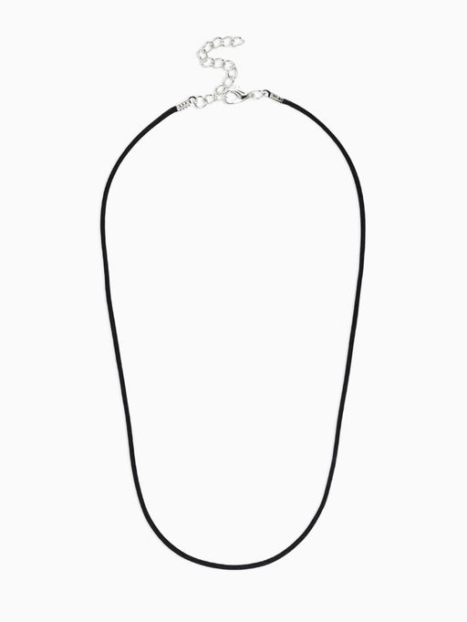 Цена за 10 шт. Шнурок нейлоновый d=1.5 мм, 43 см + удлинитель, чёрный