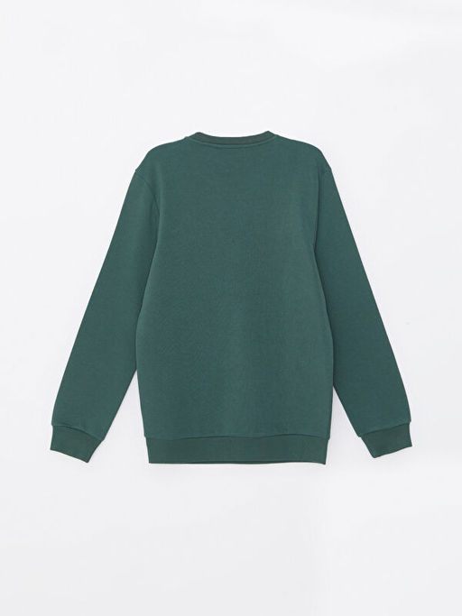Bisiklet Yaka Uzun Kollu Erkek Sweatshirt - Waikiki фото 2