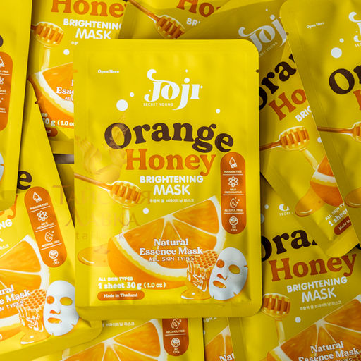 Маска для Лица Тканевая Осветляющая Апельсин и Мед JOJI
30 гр фото 15