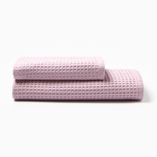 Банные полотенца LoveLife Waffle lavender, 2 шт.: 100×150, 50×100 см, хлопок 100%