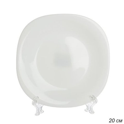 Тарелка квадратная 200 мм белая / FP-80XN (WHITE) /уп 6/48/ - ГалеонТрейд фото 5