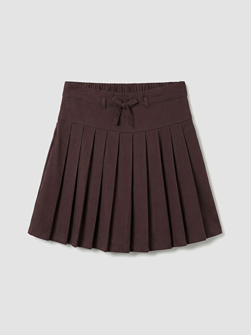 Pileli K?z ?ocuk ?ort Etek