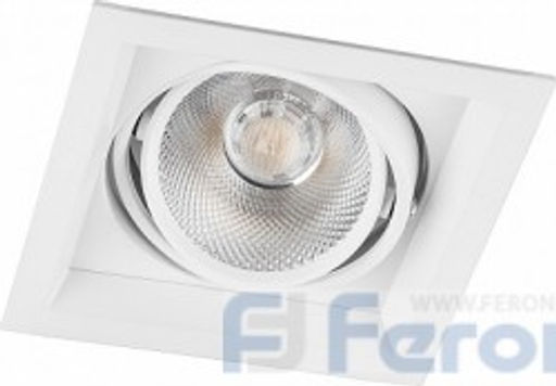 Светильник карданный светодиодный 1x12W 1080 Lm, 4000К, 35 градусов, белый, AL201