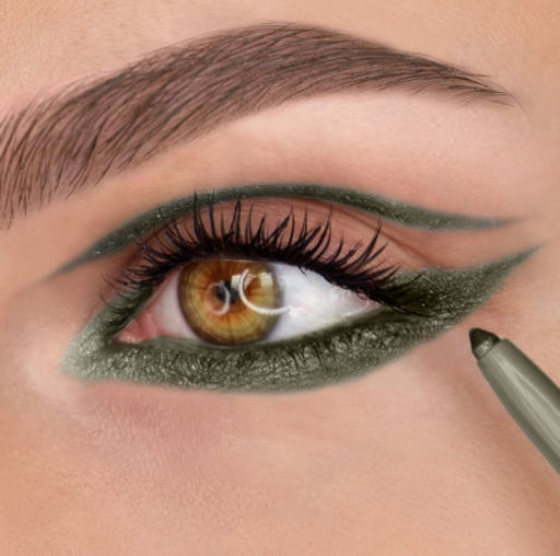 RELOUIS Карандаш для глаз механический Artistic Color Kajal Contour тон 05 olive khaki (Германия)