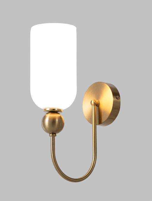 Бра G11064/1w, 1хE14, 60 Вт, медный/белый