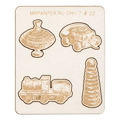 "Mr.Painter" CHI-7 Чипборд 7 см х 8.5 см 1 шт. СК/Распродажа