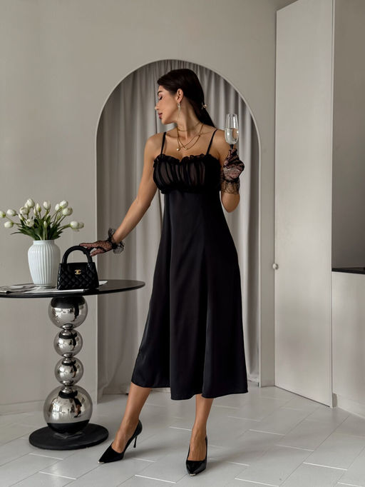 Платье AURA 3318-164-Р чёрный