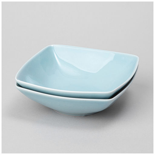 НАБОР САЛАТНИКОВ КВАДРАТНЫХ LEFARD TINT 300МЛ (СВЕТЛО-ГОЛУБОЙ) 2 ШТ.  фото 3