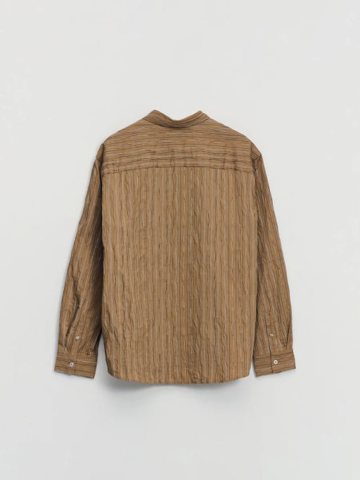 Рубашка в полоску из жатой ткани / Zarina  фото 2