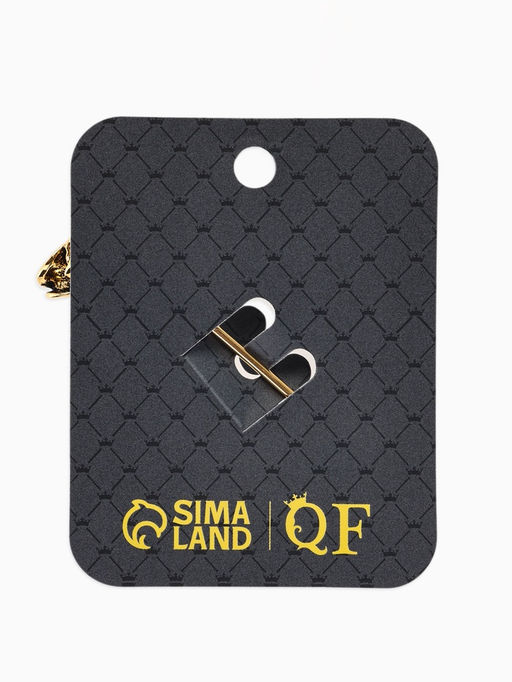 Булавка «Цветок» роза, L=5см, цвет чернёное золото