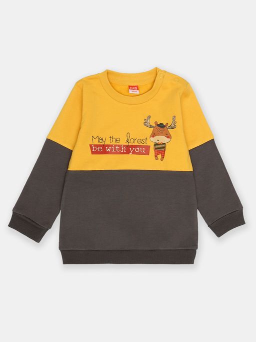 CRB wear/CWNB 63314-23-337 Джемпер для мальчика,серый/Ex.Cherubino