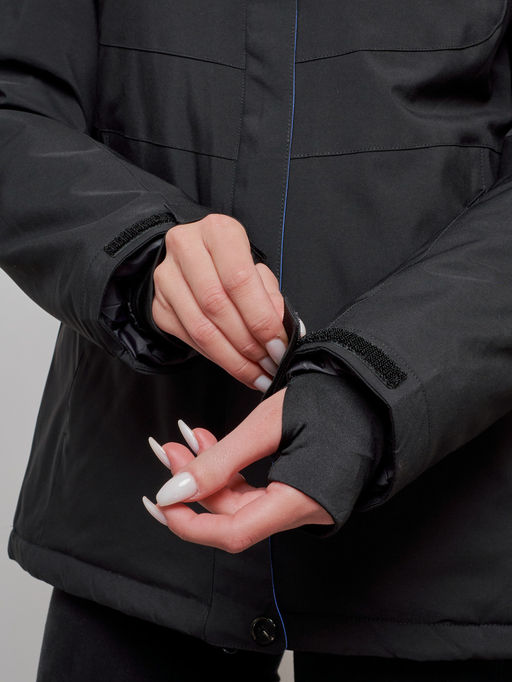 Горнолыжный костюм женский зимний черного цвета 005Ch - Chunmai фото 10