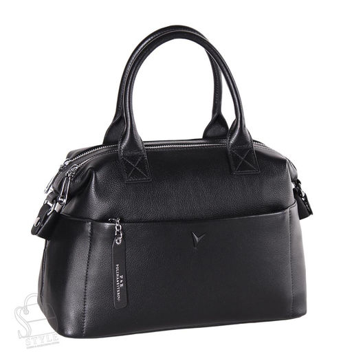 Сумка женская кожаная 5950Q black Polina&Eiterou в Новосибирске