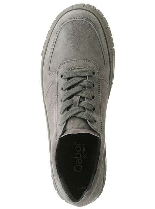 Замшевые кеды, серо-бежевый - Gabor фото 5