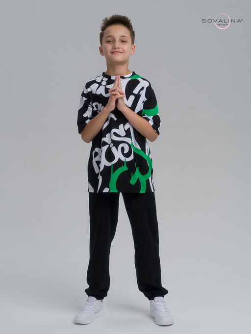 Костюм Daily men граффити бенеттон-черный - Sovalina фото 10