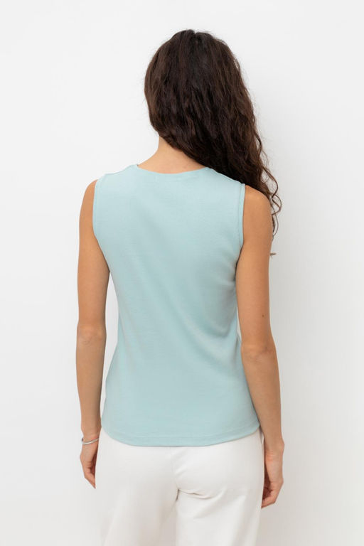 ЕВТ 3037/25/ментоловый майка жен