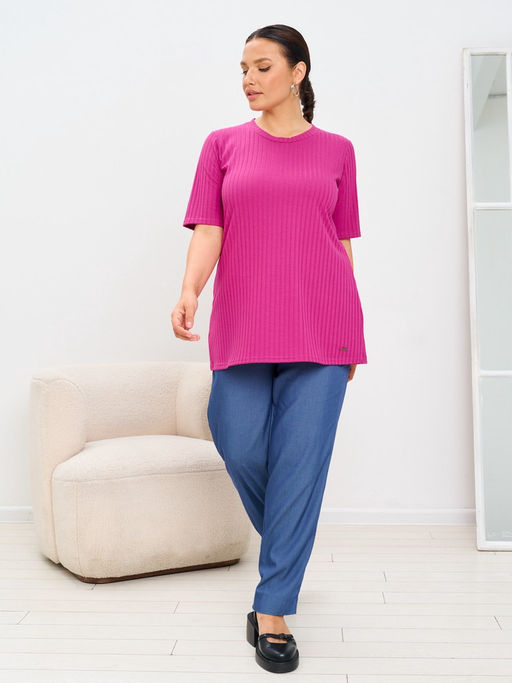 Футболка женская MR014SS3 fuchsia - Maxroses фото 3