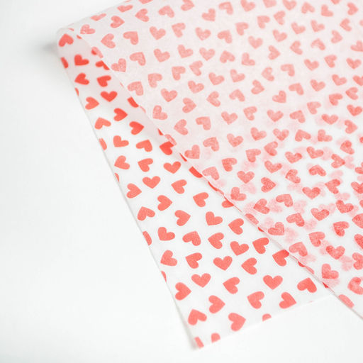 Цена за 20 шт. Бумага упаковочная тишью «Little hearts», 50 х 70 см