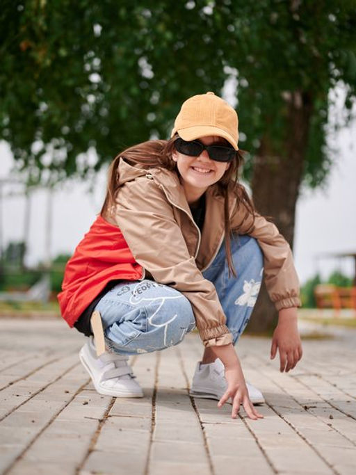 Ветровка-спорт на флисе для девочки - Yollochka фото 2