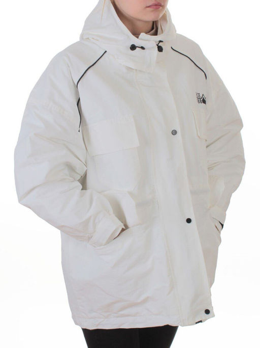 3092 WHITE Куртка демисезонная женская (100% гр. холлофайбер)