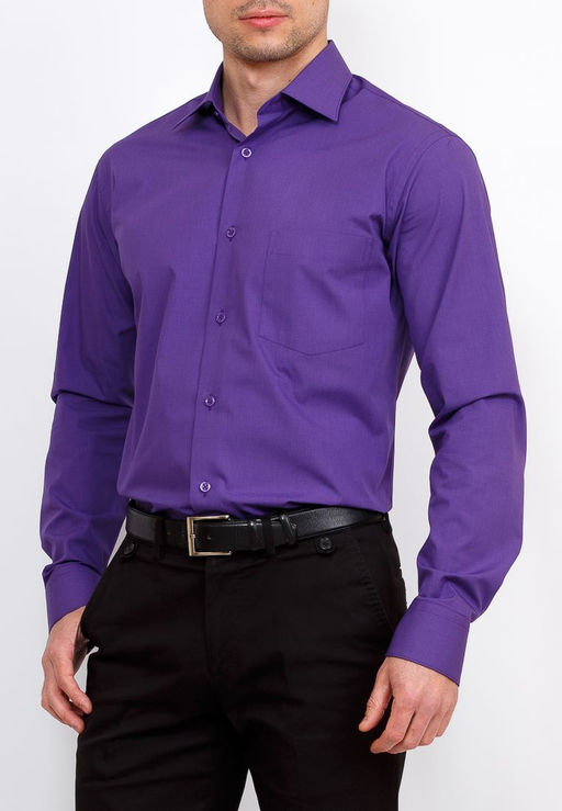 Сорочка мужская длинный рукав GREG 730/319/VIOL/Z  фото 7