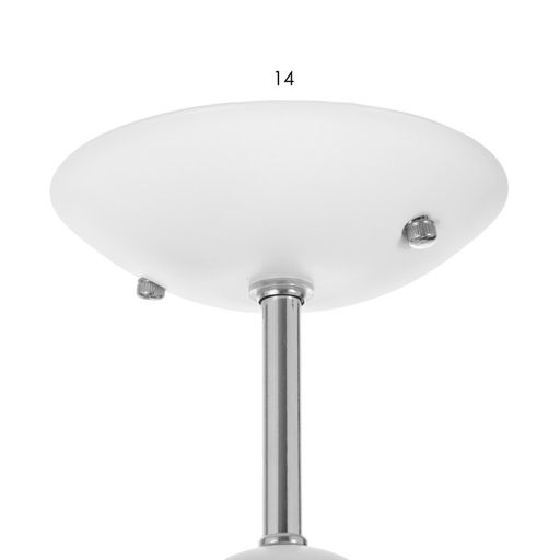 Светильник потолочный BayerLux «Миссури», люстра 4хЕ27, 40 Вт, белый, 71×36×29 см