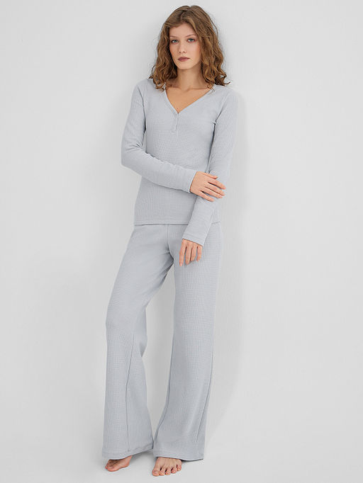 Комплект домашний женский серый - Mark formelle фото 8
