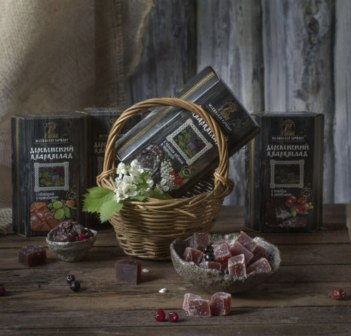 Мармелад желейно-фруктовый резаный С яблоком, черникой и можжевельником - Мармеладная сказка фото 3