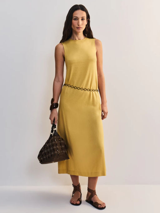 Льняное платье макси ZR2605012902-9 / Zarina