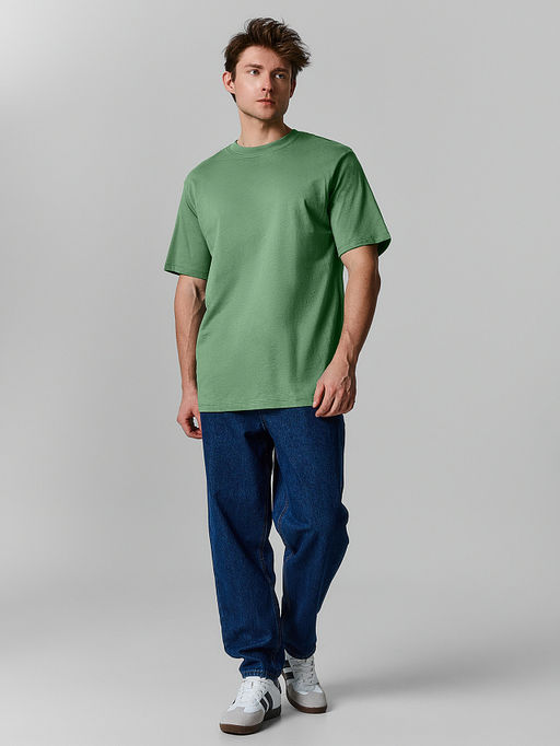 Футболка мужская базовая зеленая - Mark formelle фото 2