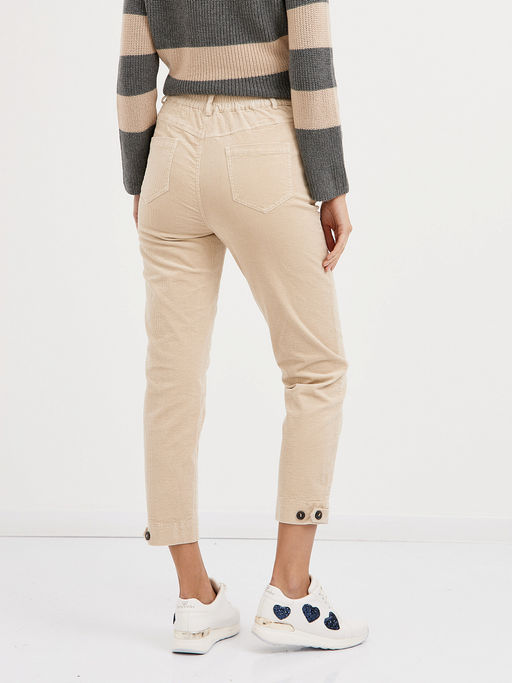 брюки женские укороченные из микровельвета - Glenfield фото 8