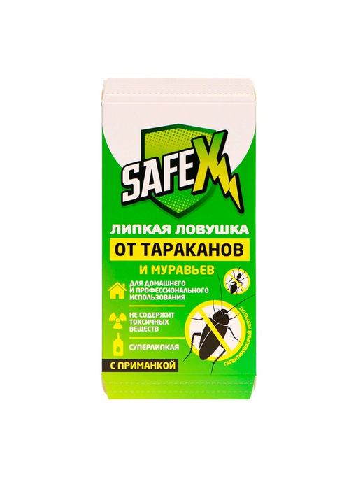 Цена за 2 шт. Ловушка-домик клеевая с приманкой, от тараканов и муравьев SAFEX, 5 шт.  фото 6