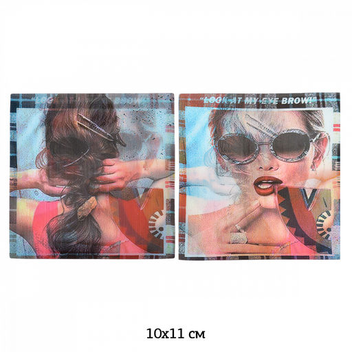 Термоаппликации 3D (интерактивные) арт.TBY.3D02 10х11см, уп.5шт