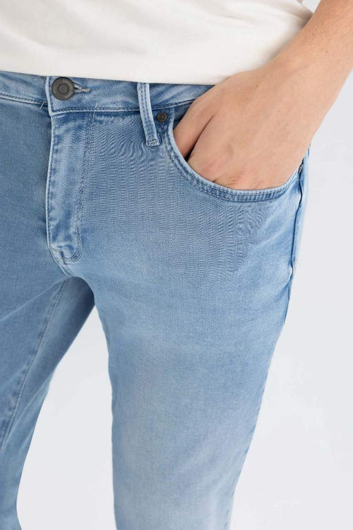 Pedro Slim Fit Джинсовые брюки узкого кроя с нормальной талией и узкими штанинами - Defacto фото 11