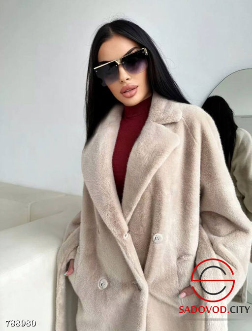 Шуба искусственная женская