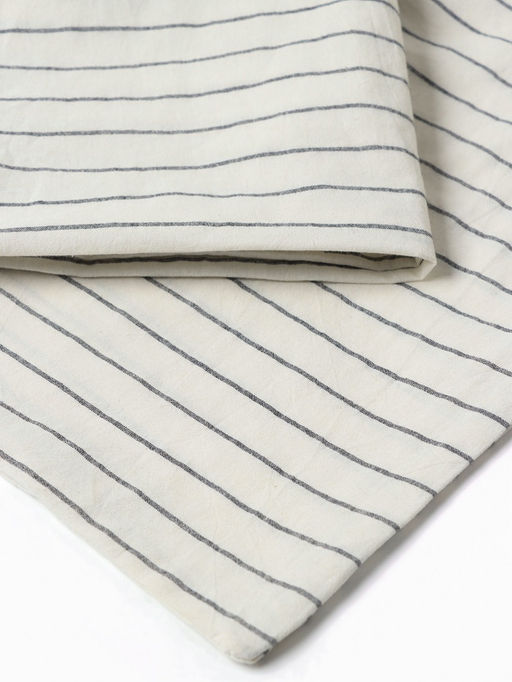 Постельное бельё евро «Этель» White stripes, жатый хлопок