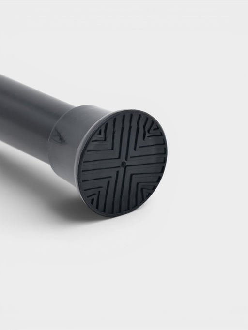 Карниз для ванной комнаты "Контур" 110-200 см, цвет черный