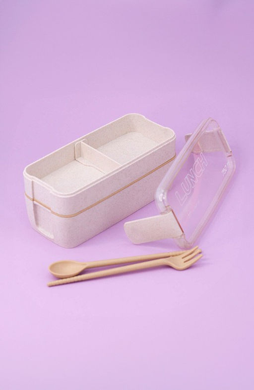 Ланчбокс "Convenient", white, 2 яруса (750 мл)