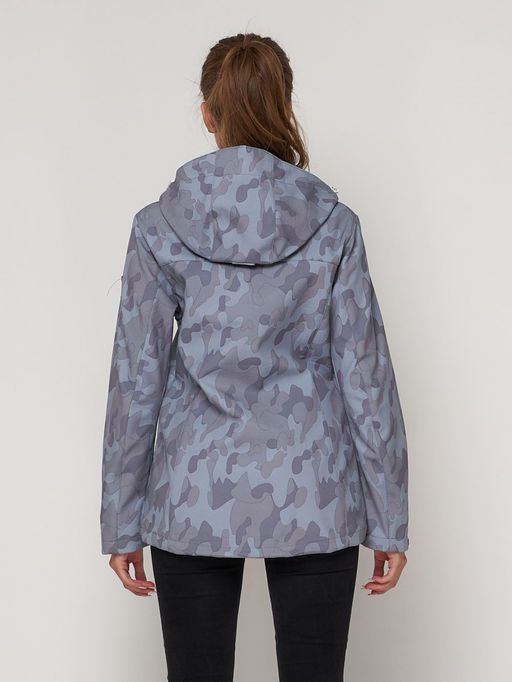 Ветровка MTFORCE женская softshell серого цвета 22005Sr  фото 15