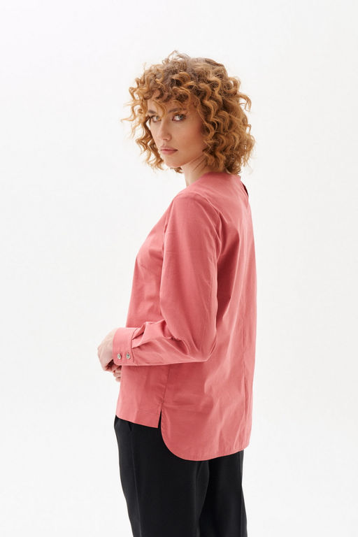 Блузка с декоративным элементом оригами Joan (Цвет: Ягодный) - Morozov Amavie фото 5